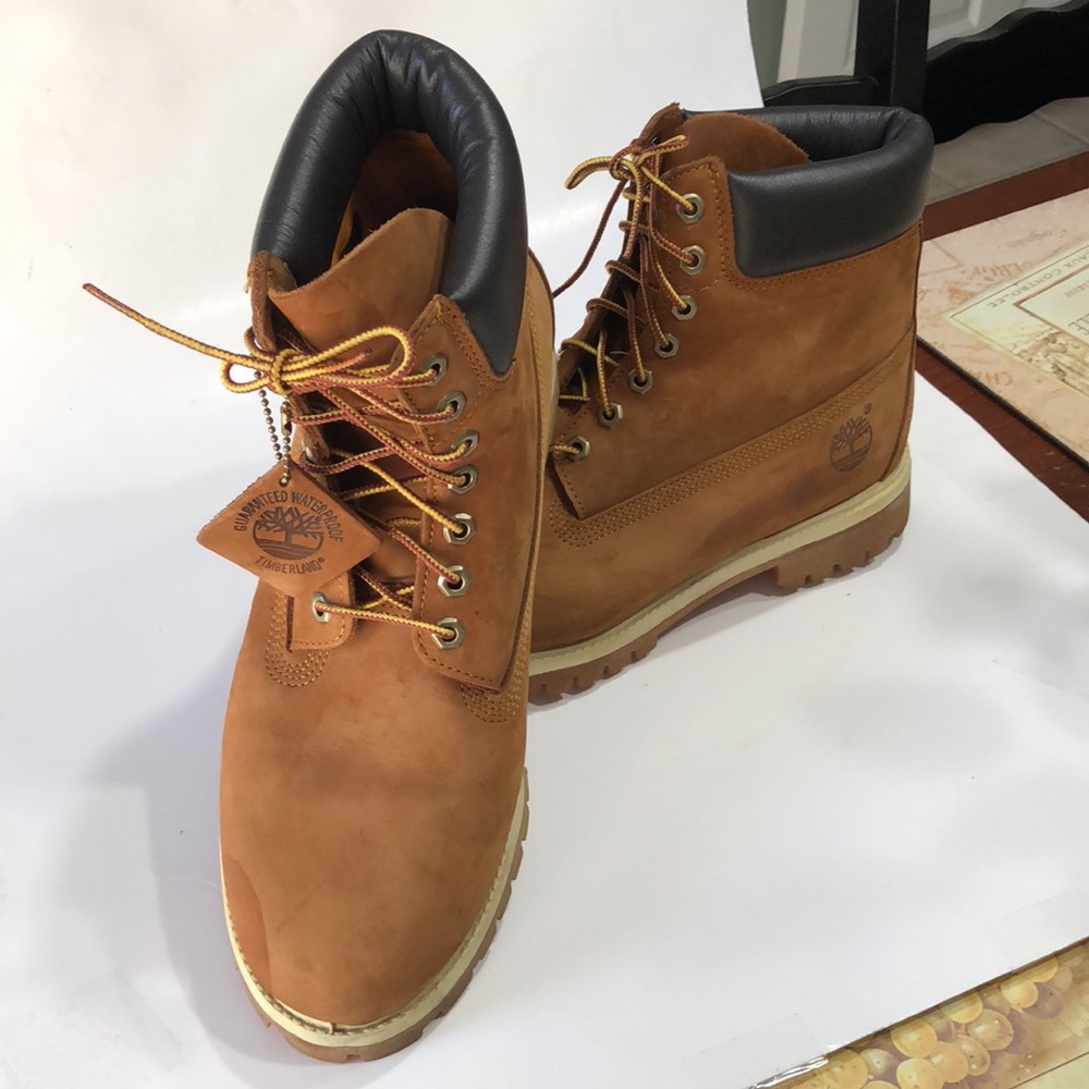 Timberland Waterproof Leather Men’s Boots Sz 11 - Picture 11 of 16